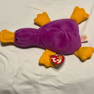 Ty Beanie Babies Patti The Platypus Plush Toy - P.V.C. Pellets 4025